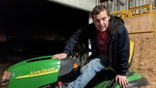 Johnny Quit Your Popping.  What is making this John Deere L120 engine pop.