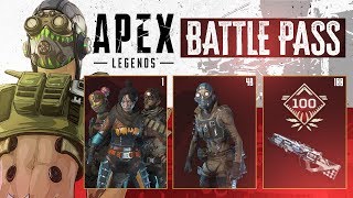 All Rewards & Level 100 Skin - Apex Legends Season 1 Battle P