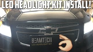 Chevy Cruze LED Headlight Kit Install!