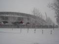 Nieva en el Coliseum, Getafe