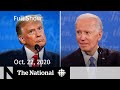 CBC News: The National | Trump and Biden’s last debate before Election Day | Oct. 22, 2020