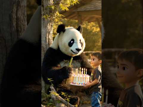Panda Is In Funny Mood | Dady's Expression #panda #cute #viral