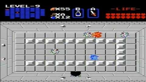 The Legend of Zelda (NES) Walkthrough - Level 9 (Spectacle Rock)