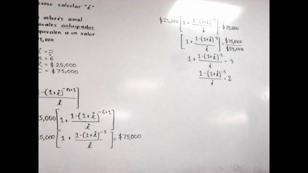 como calcular los intereses a pagar de un prestamo