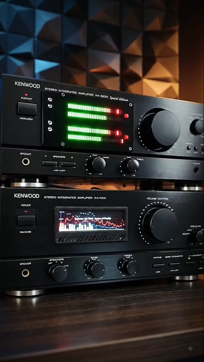 Kenwood KA-7010 stereo integrated amplifier #hify #retro #vintage