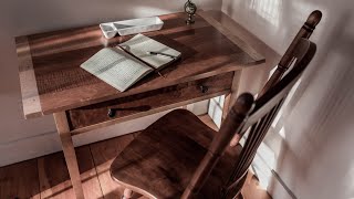 Build a Biscuit Jointed Writing Desk This is a small Pantry Table that