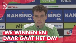 Mats Wieffer na AZ-Feyenoord (0-1): 'Het was INDERDAAD NIET GOED'