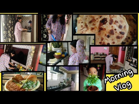 My 6 AM Morning Routine | Morning Home Cleaning Vlog | kitchen Cleaning | Daily Vlogs India
