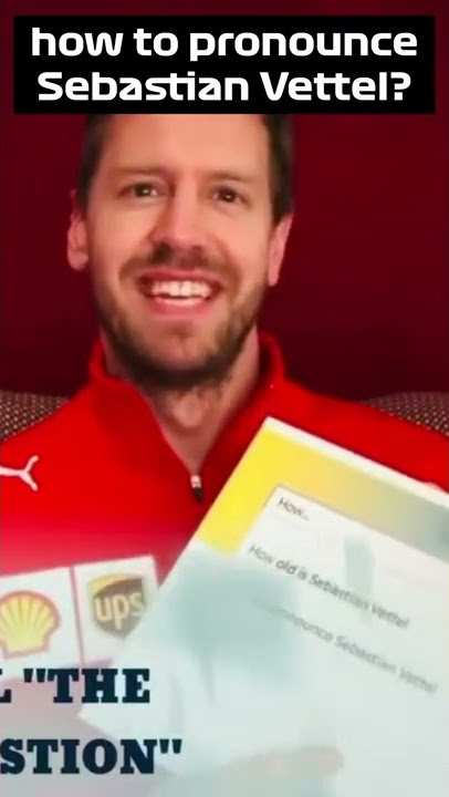 How to pronounce Sebastian Vettel? #shorts