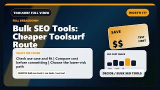 Bulk SEO Tools: Cheaper Toolsurf Route | Full Review And Cheaper Option