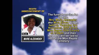 Marie Alexander short