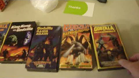 unboxing ebay vhs godzilla lot 5  fall winter