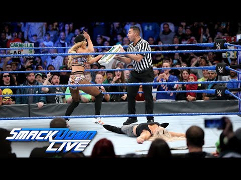 Carmella attempts to cash in her Money in the Bank on Charlotte Flair: SmackDown LIVE, Jan. 30, 2018