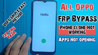 Clone Phone Not Working All Oppo Frp Bypass | All Oppo Google Account Bypass without pc New 2023 |