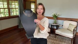 Italian Diamond Cut Saturno Necklace