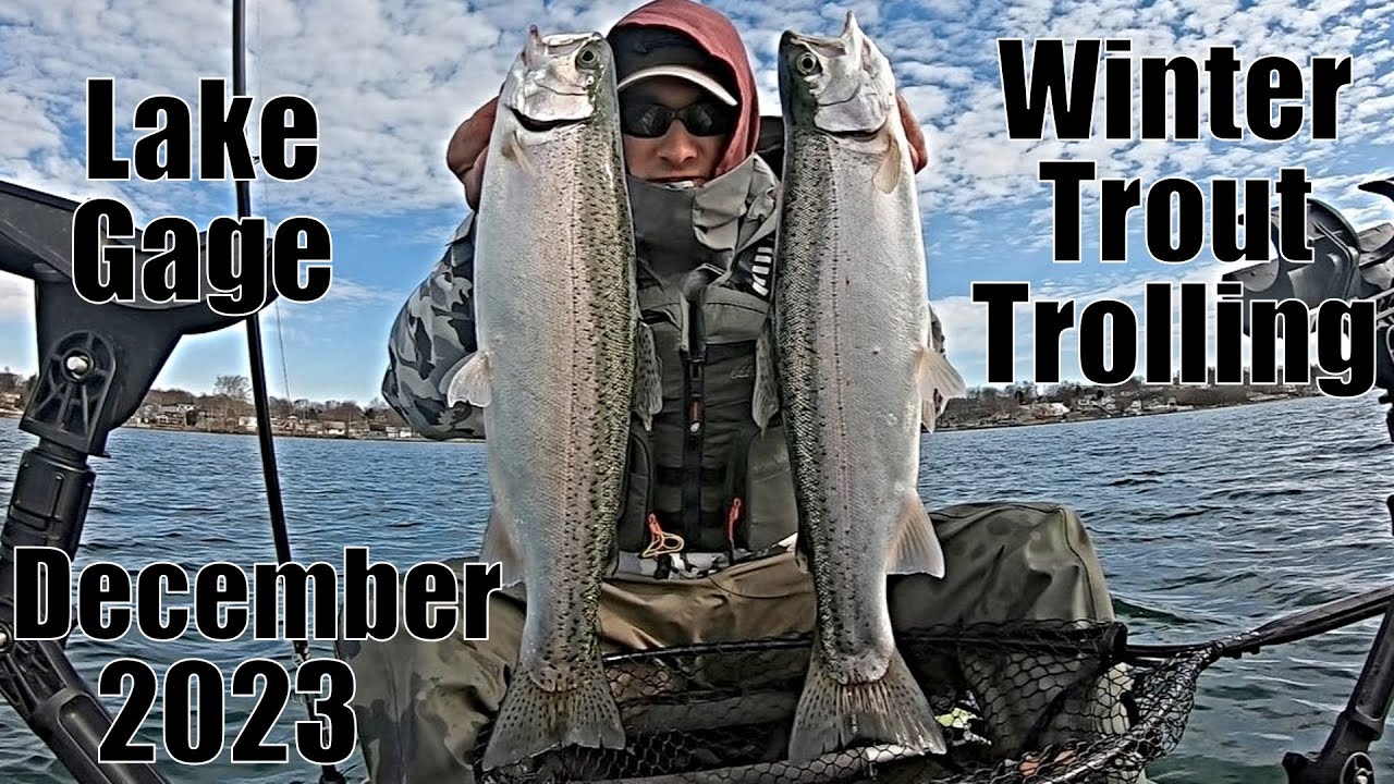 Indiana Kayak Fishing Quick Limit Rainbows 12/20/23 YouTube