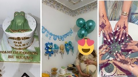 حفل حناء 7 شهور - بيبي شاور 😍🥰