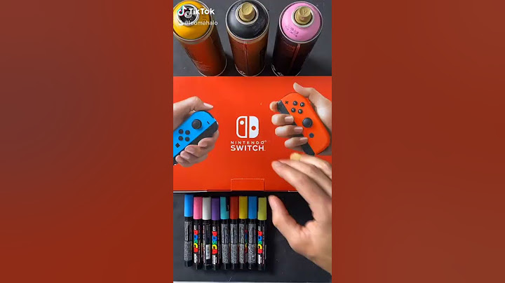 I customized my little brothers Switch over night! 😵