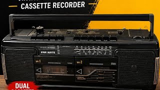 💙 FAIR MATE RD-1232 Vintage Stereo Radio Cassette Recorder 🎀