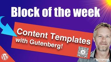 Create Content Templates with WordPress Gutenberg