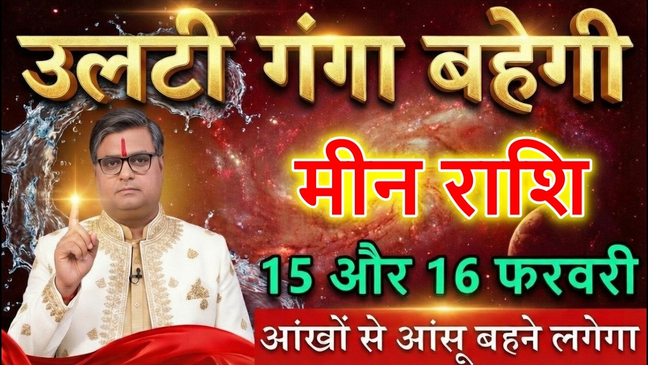 मीन राशि वालों 15 और 16 फरवरी 2026 हलचल शुरू होगा सुनकर आंखों से आंसू बहने लगेगा@meenbharti