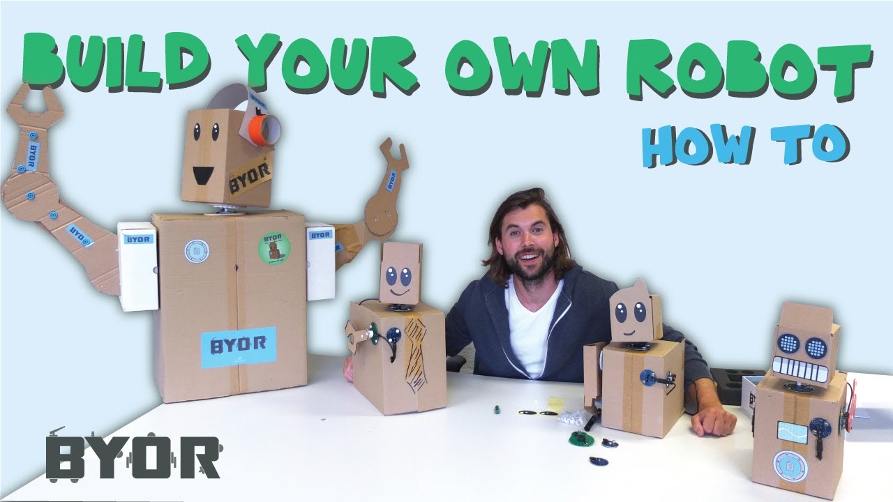 BYOR Basics - Build your own robot from cardboard (English) - YouTube