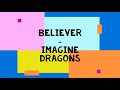 Believer  imagine dragons  keyboard cover by bwmusic