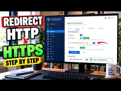 How to Redirect HTTP to HTTPS in CyberPanel (Step-by-Step Guide)
