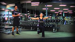 Reframe360 Forward Lunge with Lateral Raise