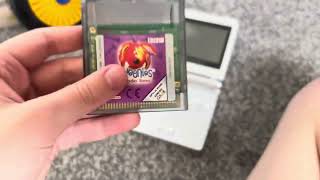 What happens when you insert a foreign cartridge into a GameBoy advance S￼P