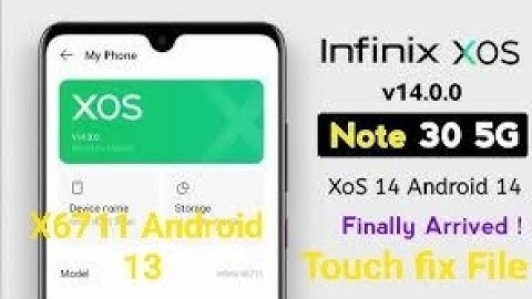 INFINIX NOTE 30 5G X6711 AFTER UPDATE ANDROID 14 TOUCH NOT WORKING ALL FIX DOWNGRADE ANDROID 13 UMT