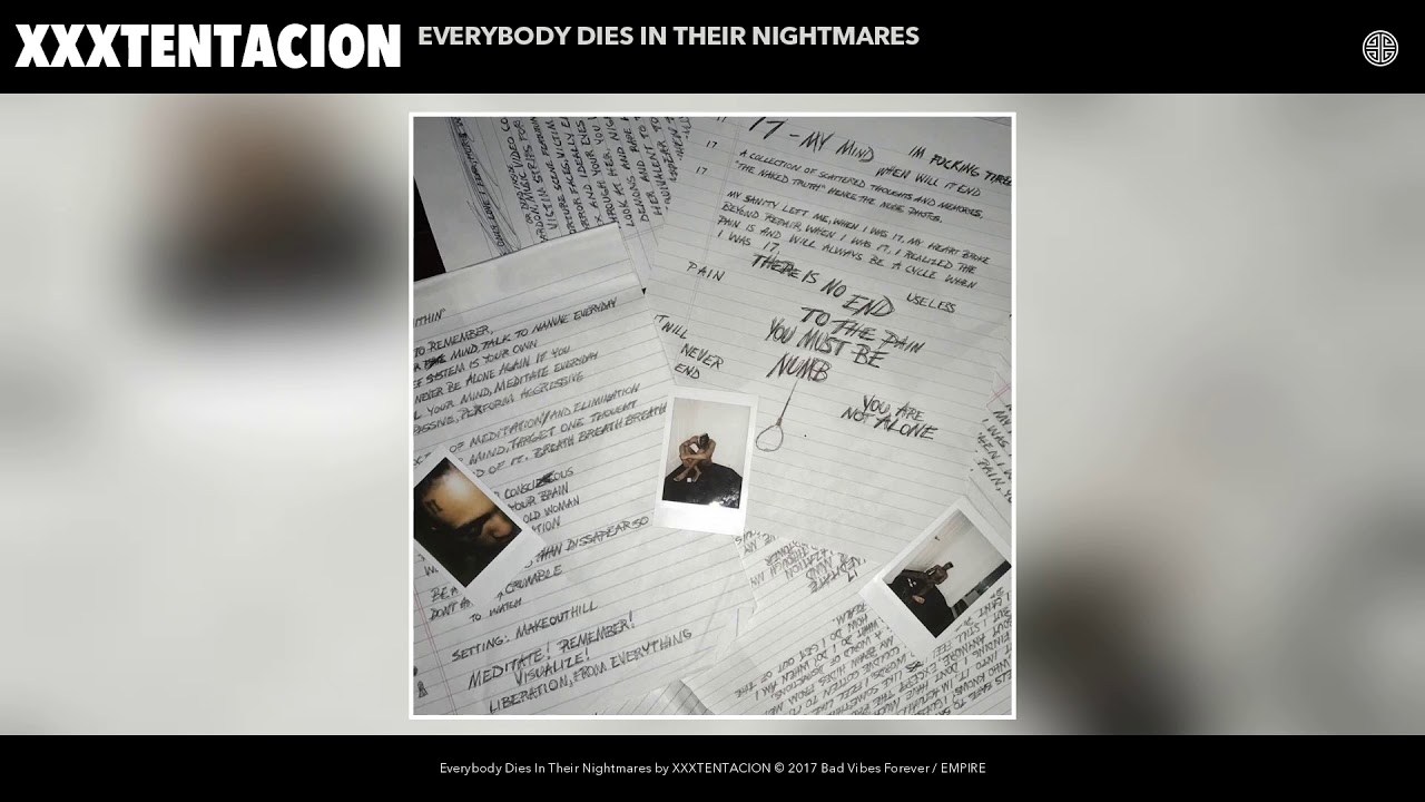 ⁣XXXTENTACION - Everybody Dies In Their Nightmares (Audio)