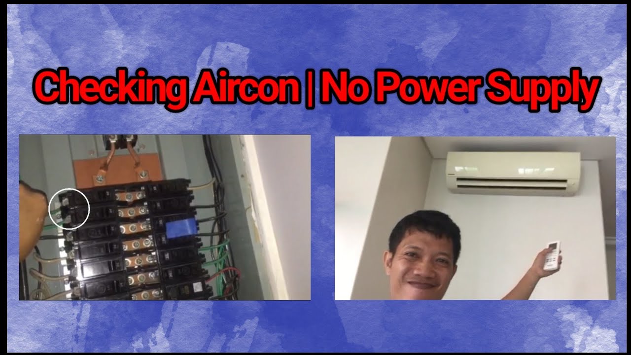 Checking Aircon No Power Supply YouTube
