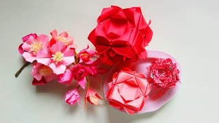 【折り紙】簡単くすだま！フレーベルの幾何学折り【Easy origami】 Easy Kusudama Frobels Geometric Fold