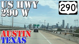 US 290 West - Austin - Texas - 4K Highway Drive