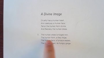 Year 12 English lit: A Divine Image by William Blake