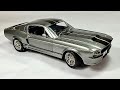 Ford Mustang Coup&eacute; 1967 Nera Opaca Greenlight 1:18 - Modello Statico Da Collezione
