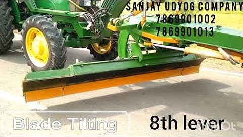 Tractor grader 8 lever working / Sanjay Udyog Company / 7869901002