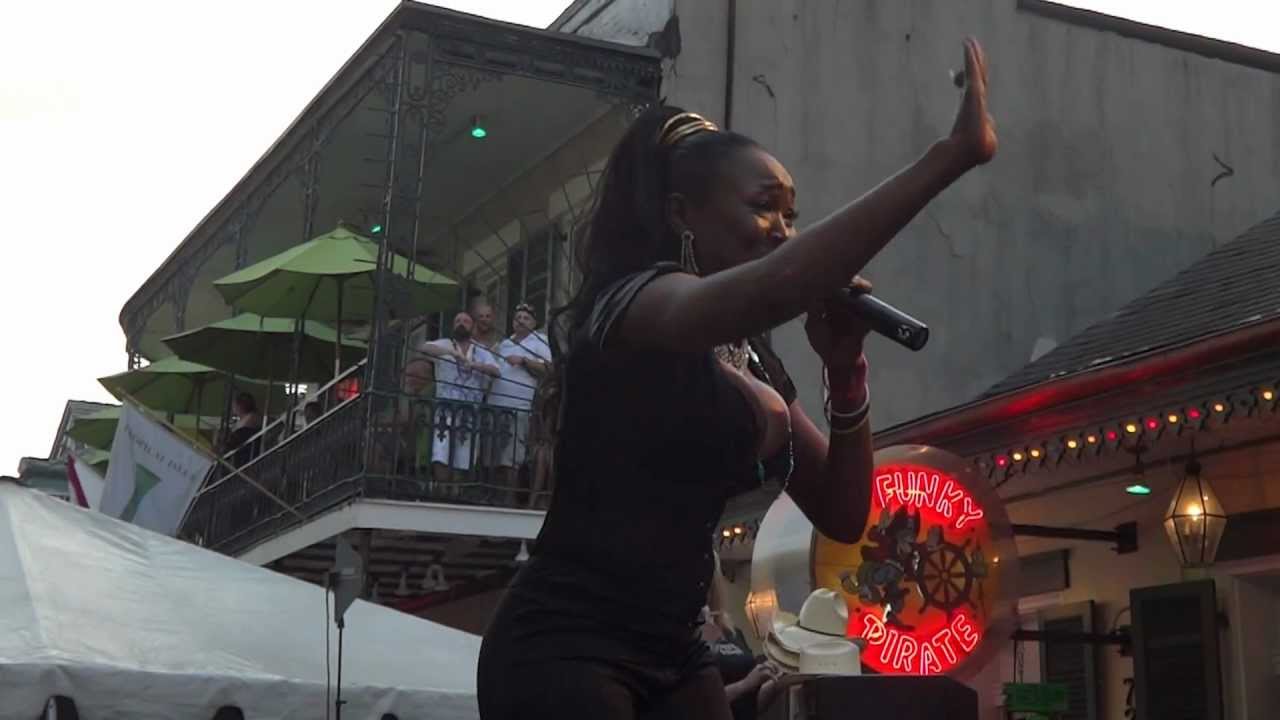 Mary Griffin at The Bourbon Street Extravaganza 2012