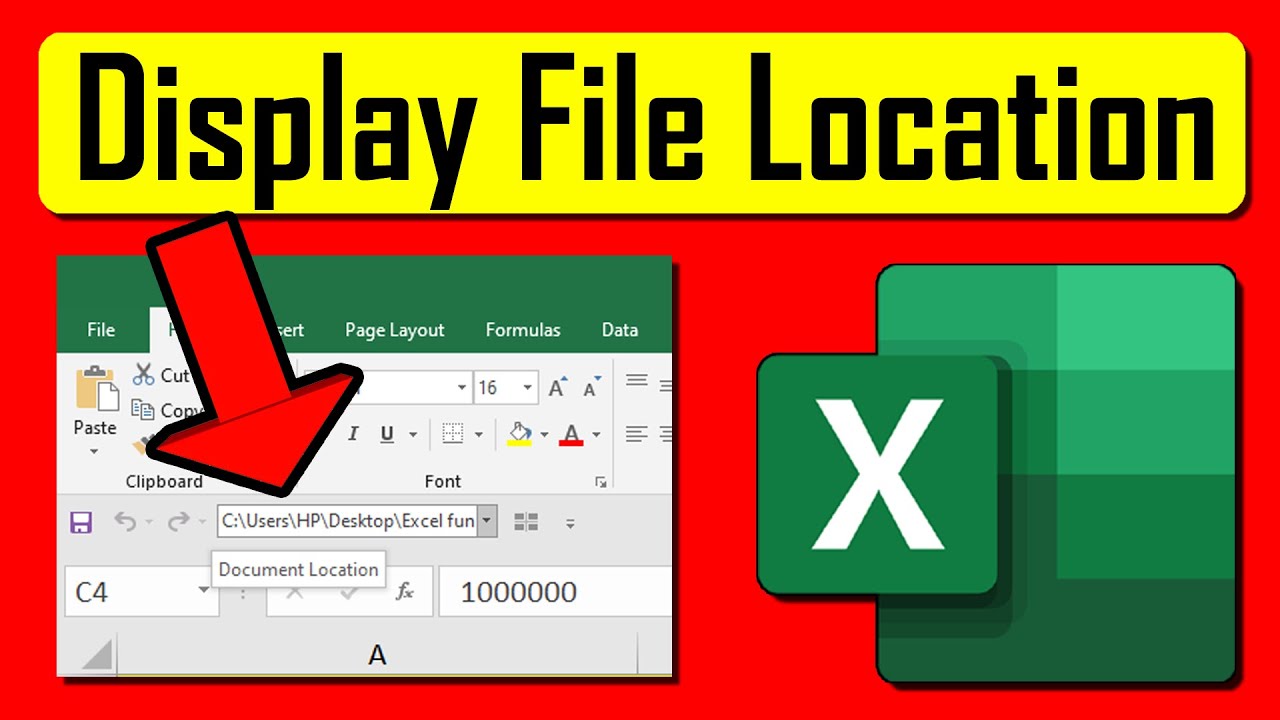 how-to-display-the-file-path-of-your-excel-file-youtube