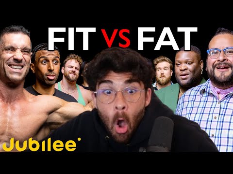 Thumbnail for Is Being Fat A Choice? Fit Men vs Fat Men | Hasanabi reacts to Jubilee (Middle Ground)