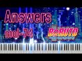 Answers/ mol-74 (Piano Cover)『BORUTO』ED