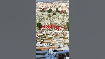 #القرآن_الكريم_سورة_التكاثر_تلاوة رائعه بصوة ماهر المعيقلي ❤️