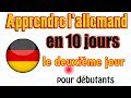 Apprendre lallemand en 10 jours  franzsisch und deutsch   le deuxime jour