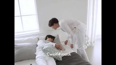 BTS||VOPE||CUTE SLEEP OF V AND J-HOPE KISS TO V||C WOLF.