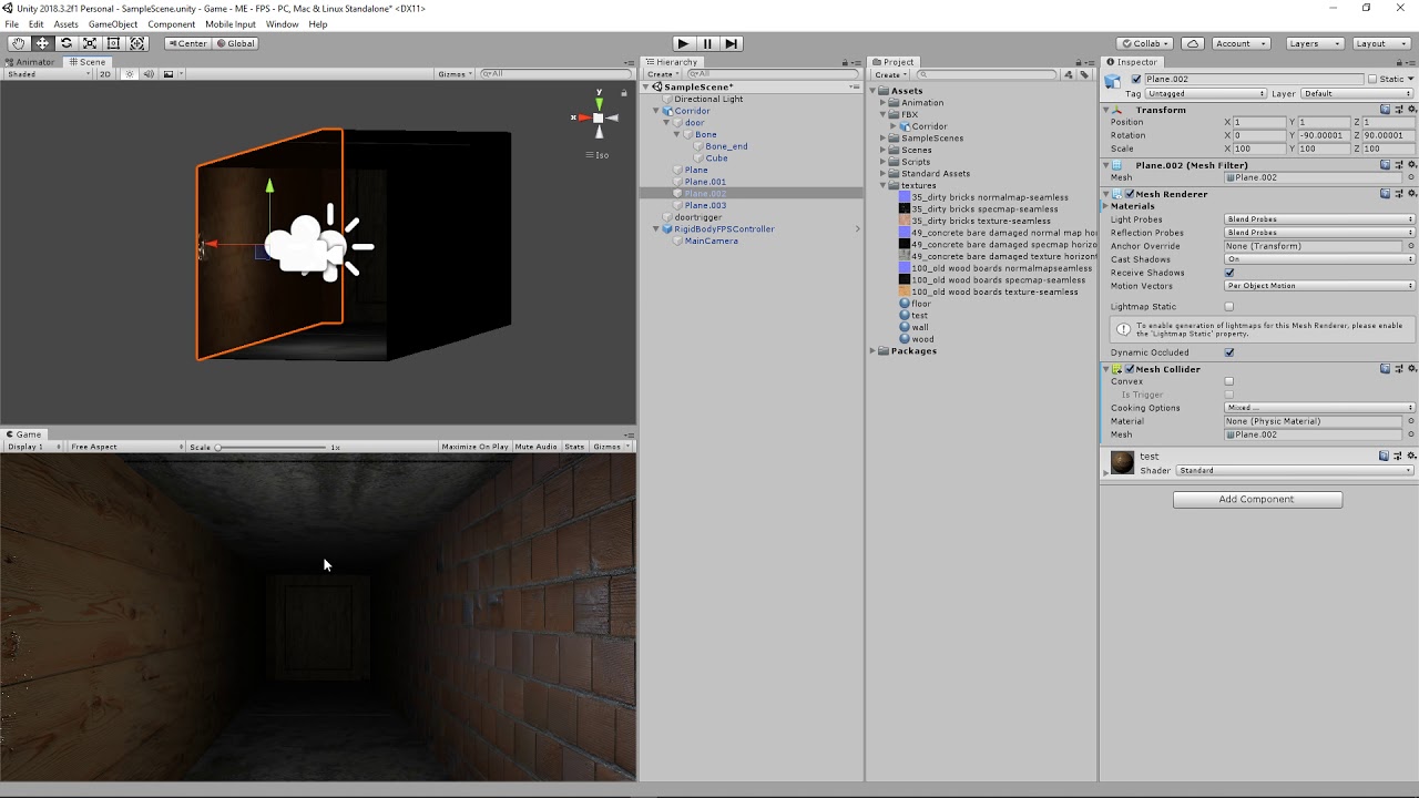 Unity Trigger a Door to Open - YouTube