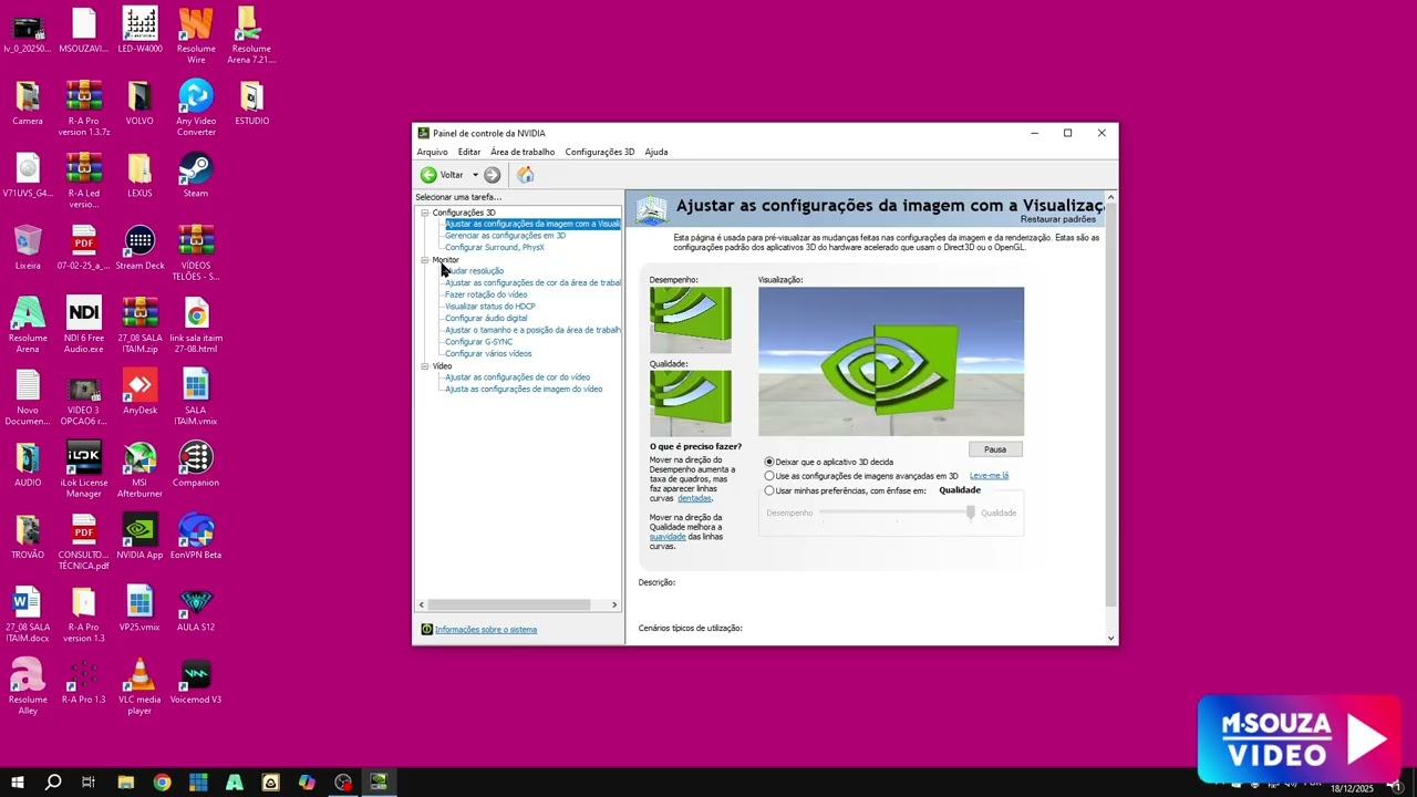 NVIDIA EDID MANAGEMENT # Ajuste de resolução