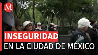 Realizan la marcha nacional contra la inseguridad en CdMx