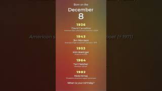 Born on the December 8 🍰🎈 When is your #birthday? #shorts