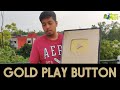 YouTube Gold Play Button | Aakash Gupta | 1 Million Subscribers
